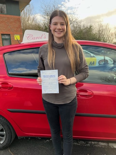 Amelia from Stone Passed Driving Test January 2023