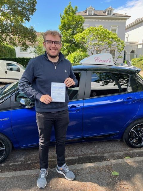 Kieran passed Driving Test May 2022 1st attempt