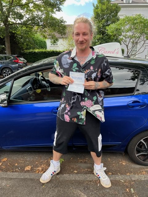 Matthew passed Driving Test August 2022
