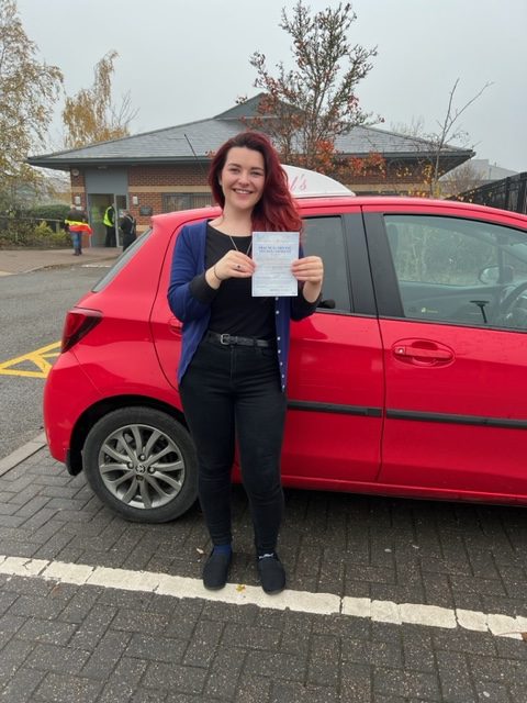 Megan Passed Driving Test November 2022